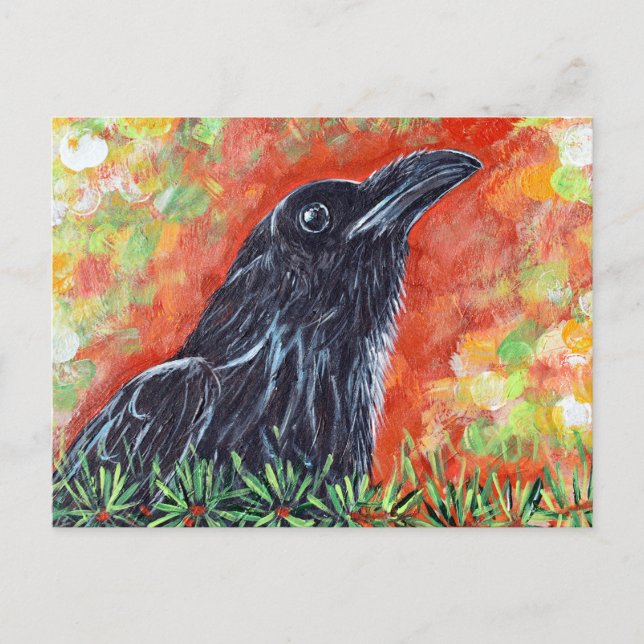 Carte Postale Peinture de Corneille attentive (Devant)