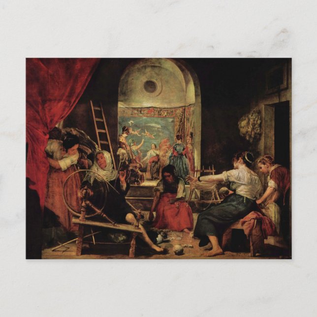 Carte Postale Peinture de Deigo Vélazquez (Devant)