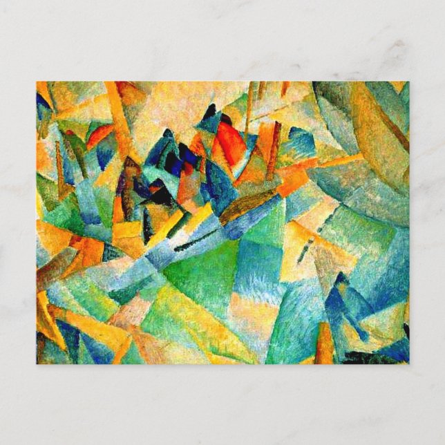 Carte Postale Peinture de Gestel, port de Majorque, (Devant)