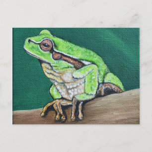 Carte Postale Peinture de la grenouille arboricole