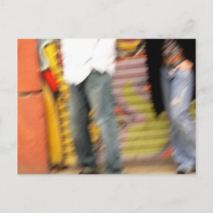 Carte Postale peinture de rue