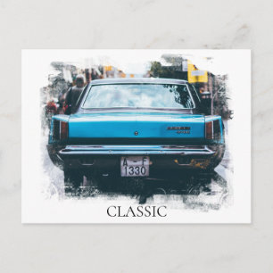 Carte Postale *~* Peinture de voiture ancienne vintage classique