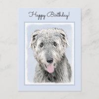 Peinture de Wolfhound irlandais - Joli art origina