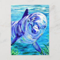 Peinture des dauphins d'océan Dauphin Photo sous-m