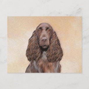 Carte Postale Peinture d'espagnol de terrain - jolie art origina