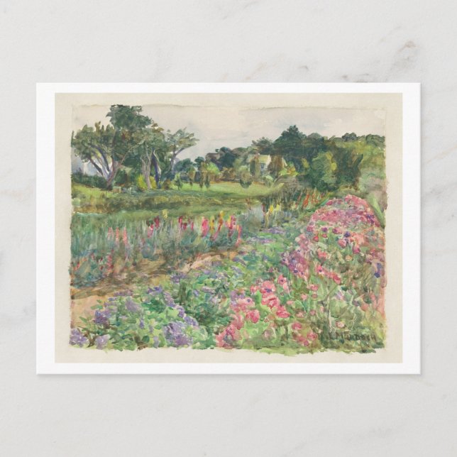 Carte postale Peinture Jardin Parmelee Estate (Devant)