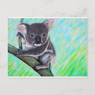 Carte Postale Peinture Koala