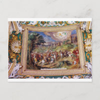 Peinture murale dans le musée de Vatican
