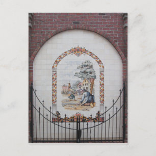 Carte Postale Peinture murale en carreaux, Pella, Iowa