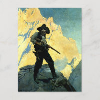 Peinture occidentale de N C Wyeth «Dernière résist