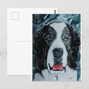 Carte Postale Peinture pyrénéenne Mastiff par Alfred Fox