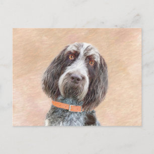 Carte Postale Peinture Spinone Italiano - Belle Art Original Chi