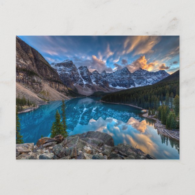 Carte Postale Peinture sur la Moraine (Devant)