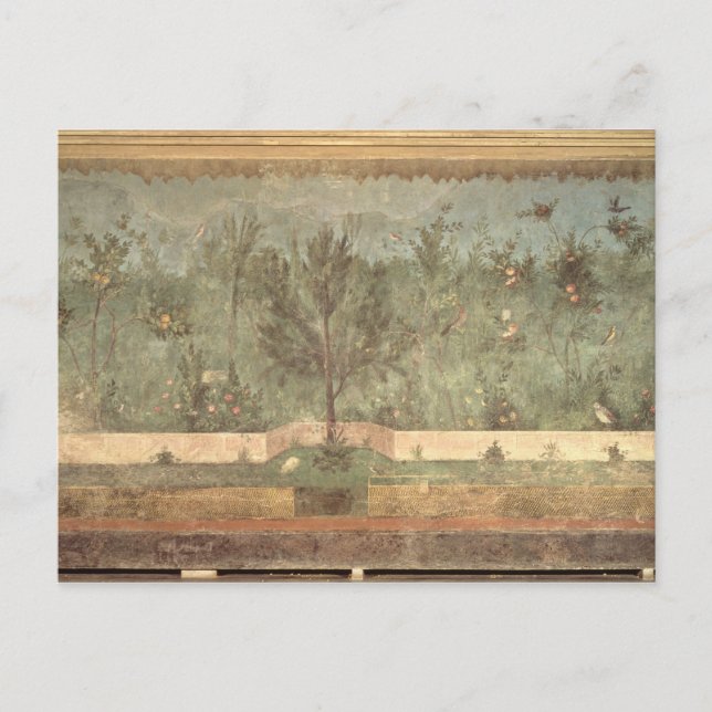 Carte Postale Peintures de jardin de la "Villa de Livia" (Devant)