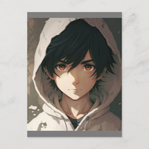 Carte Postale peintures murales Anime Boy Posters