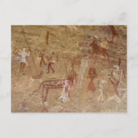 Peintures rupestres préhistoriques, Akakus, Sahara