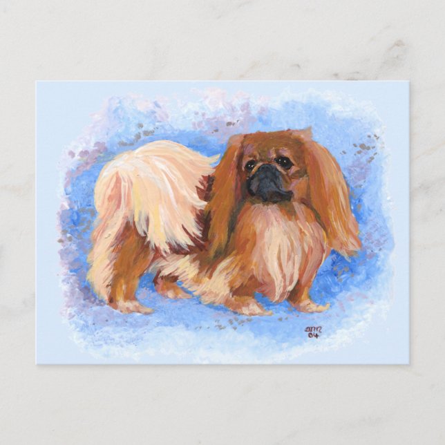 Carte Postale Pekingese True Blue (Devant)