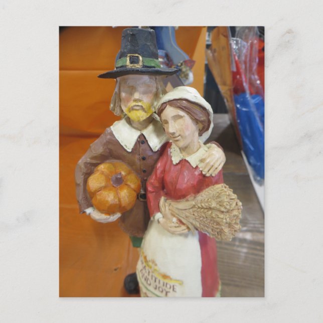 Carte Postale Pèlerin Couple (Devant)