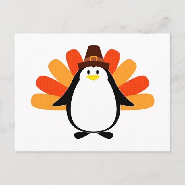 Carte Postale Pèlerin de pingouin Turquie mash-up (Devant)