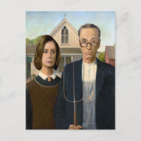 Pelosi et Schumer gothique américain