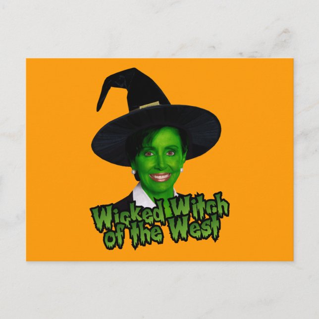 Carte Postale Pelosi Wicked Witch de l'Ouest (Devant)