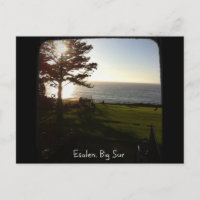 Pelouse avant à Esalen, Big Sur