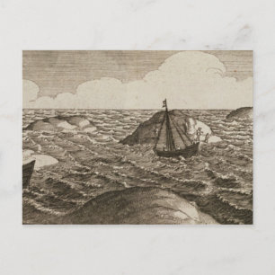 Carte Postale Pelsaert Met La Voile Entre Les Îles,