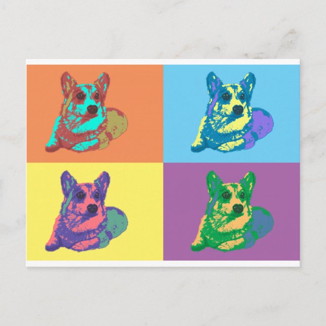 Carte postale Pembroke Welsh Corgi (Devant)