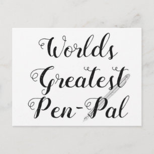 Carte postale Pen Pal la plus grande du monde