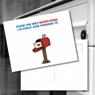 Carte Postale Pen Pal Notification Pun Postcard