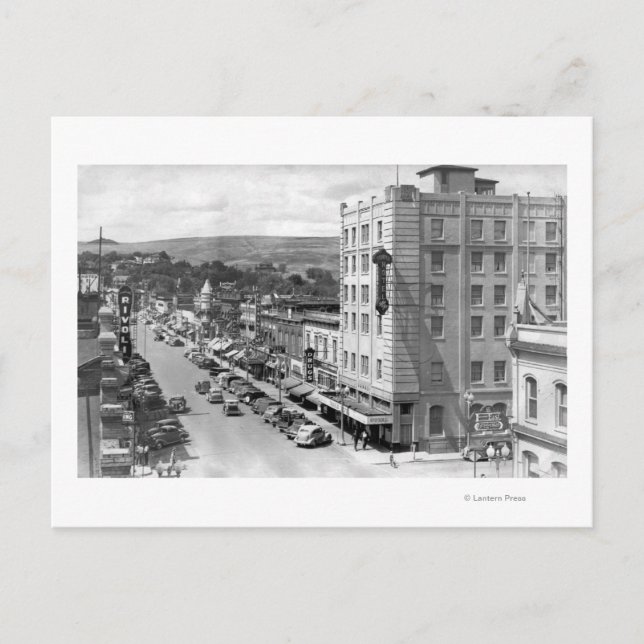 Carte Postale Pendleton, Oregon Main Street View Photographie (Devant)