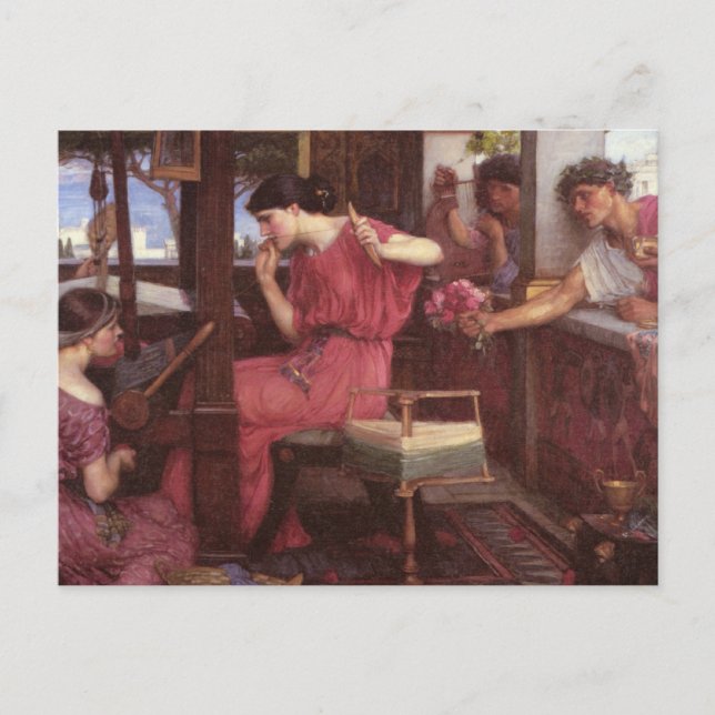 Carte Postale Penelope et ses prétendants (Devant)