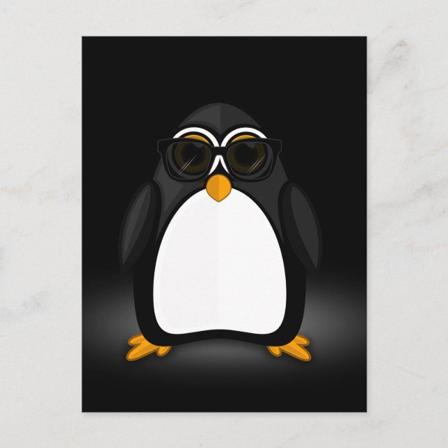 Carte Postale Penguin cool (Devant)
