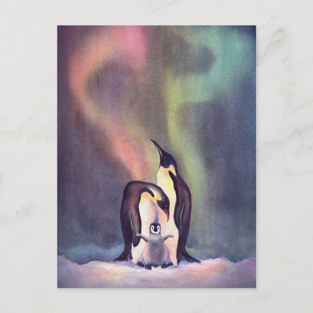 Carte Postale PENGUINS par SHARON SHARPE (Devant)