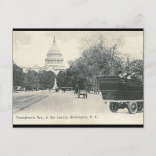 Carte Postale Pennsylvania Ave., Washington DC 1906 Vintage