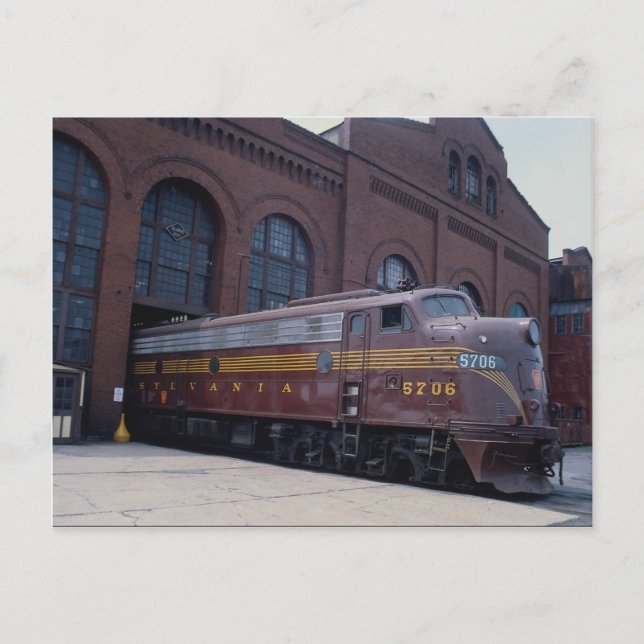 Carte Postale Pennsylvanie chemin de fer EMD E-8 restauré en 198 (Devant)