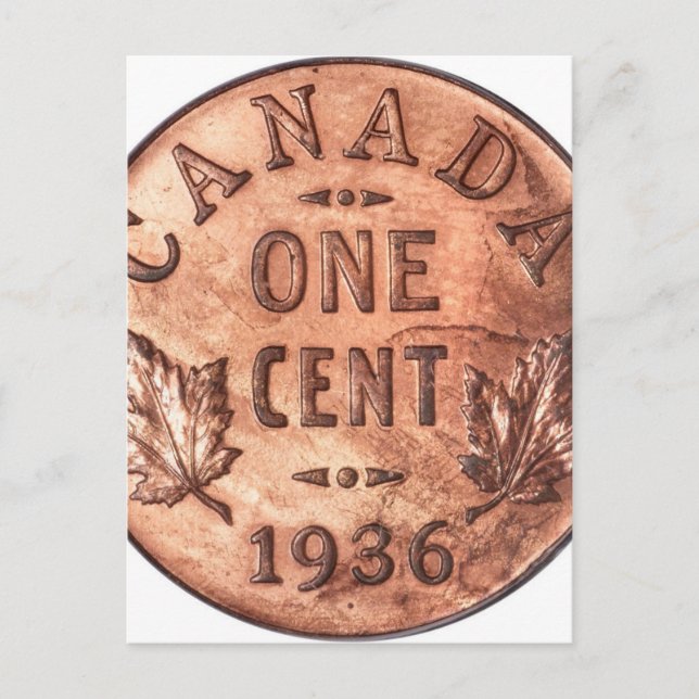 Carte Postale Penny canadienne (Devant)