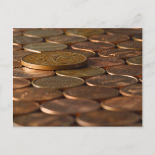 Carte Postale Penny Penny Cos Argent