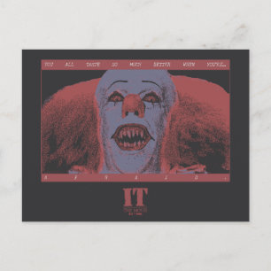 Carte Postale Pennywise Classique - Beaucoup Mieux Quand Vous Av