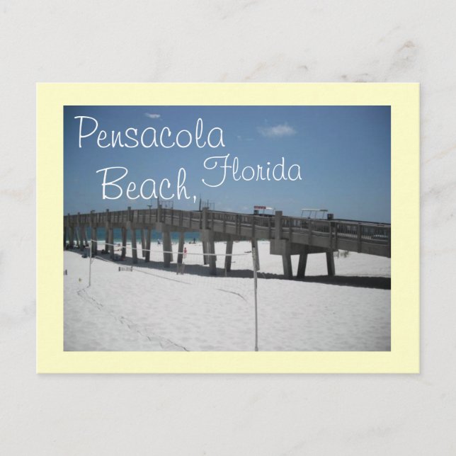 Carte Postale Pensacola Beach, , Floride (Devant)