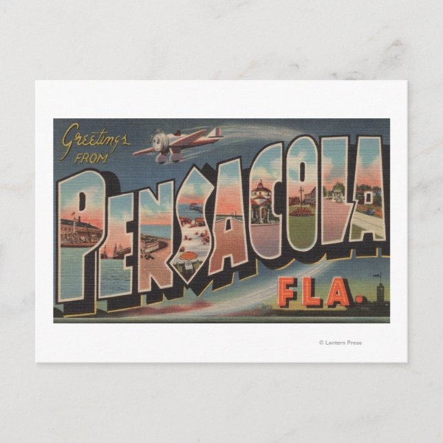 Carte Postale Pensacola, Floride (Avions) (Devant)