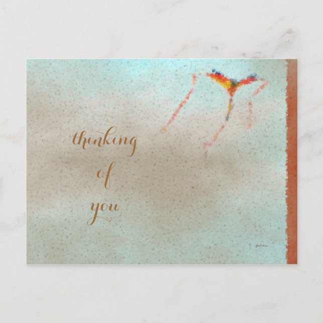 Carte postale-Pensée de vous (Devant)
