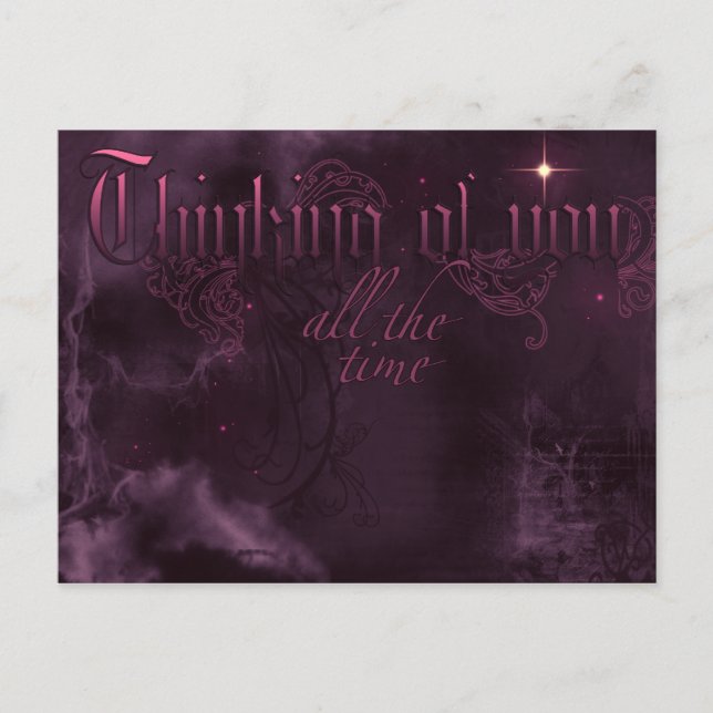 Carte Postale Penser À Vous (Devant)