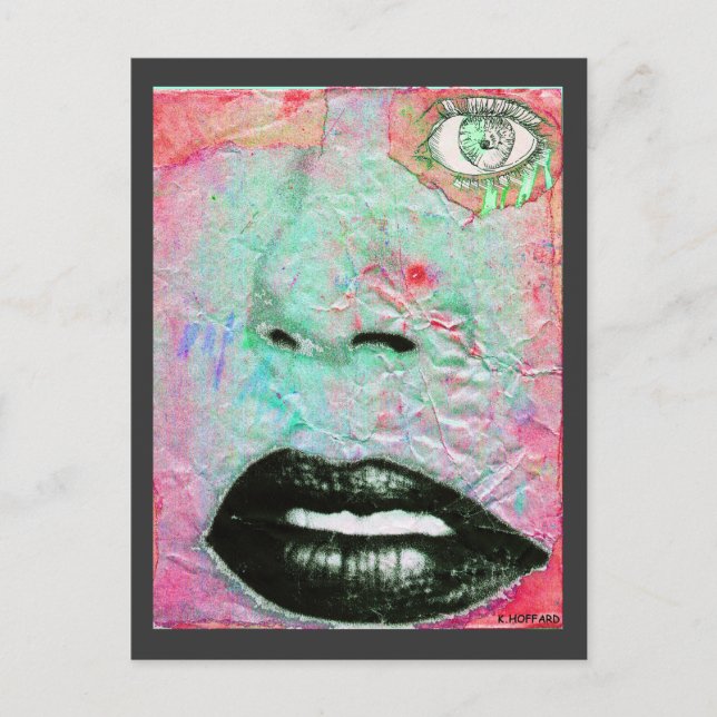 Carte Postale "Penser rose" (Devant)