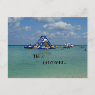 Carte Postale Pensez à Cozumel !