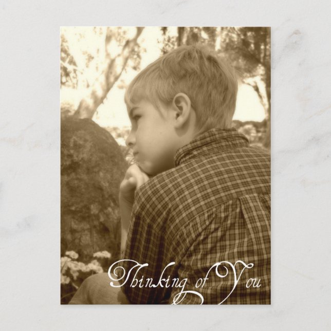 Carte Postale Pensez à vous (Devant)