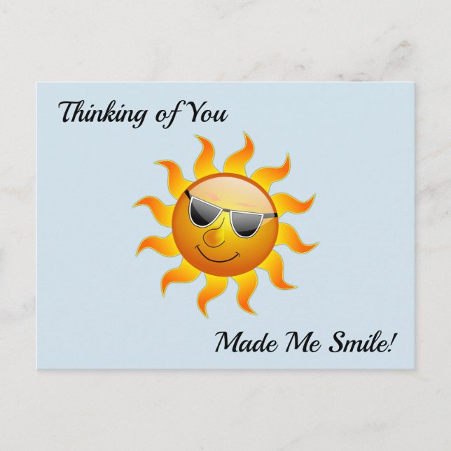 Carte Postale Pensez à vous (Devant)