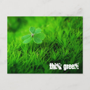 Carte Postale Pensez vert
