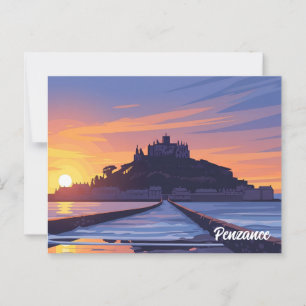 Carte Postale Penzance St Michael’s Mount England Travel