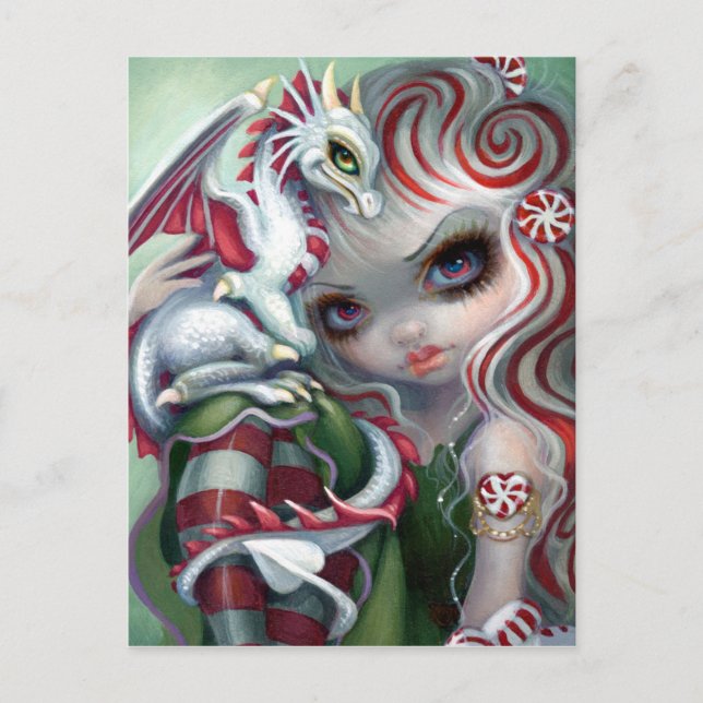Carte postale "Peppermint Dragonling" (Devant)